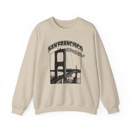 San Francisco City Sweatshirt, Golden Gate Bridge , Travelling Stat Of California Crewneck, Golden Gate Park Pullover, Pacific Ocean