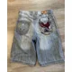 thumbnail image 1 of Pantalones cortos de tela vaquera para hombre, Shorts de cintura alta con bordado de Bola negra y 8 patrones, estilo Retro Y2K, ideal para baloncesto y verano, 1 of 5