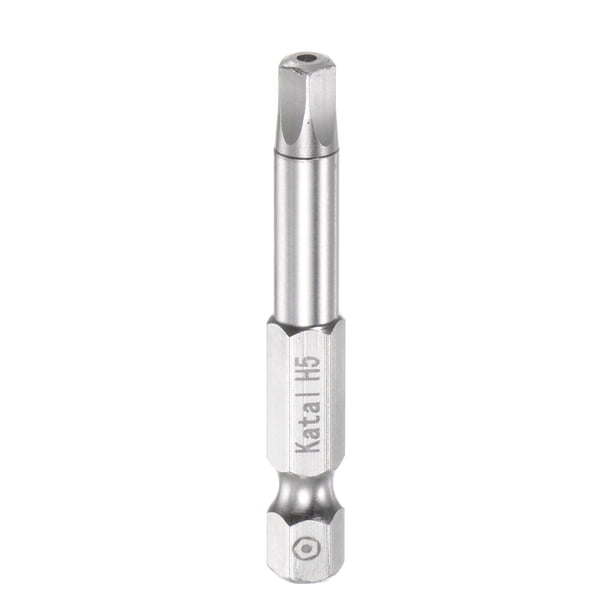 H5 Pentágono Puntas de Destornillador 1/4" Hexagonal Vástago 2" Longitud Magnético Seguridad Destornillador Eléctrica Herramienta