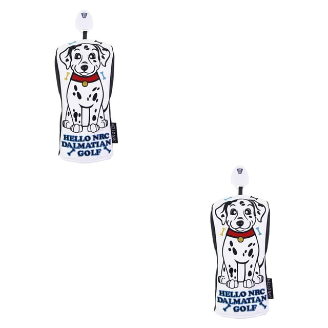 Toystoory 1 Juego de cubierta de Golf de dibujos animados, juego de cabeza de Golf decorativa exquisita para adultos, cubiertas de cabeza de Golf de PU tipo 4 2piezas Toystoory CBP205739