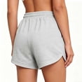 thumbnail image 4 of Wensltd Women Shorts Drawstring Elastic Waist Comfy Running Shorts With Side Pockets Summer Beach Casual Wear, 4 of 6