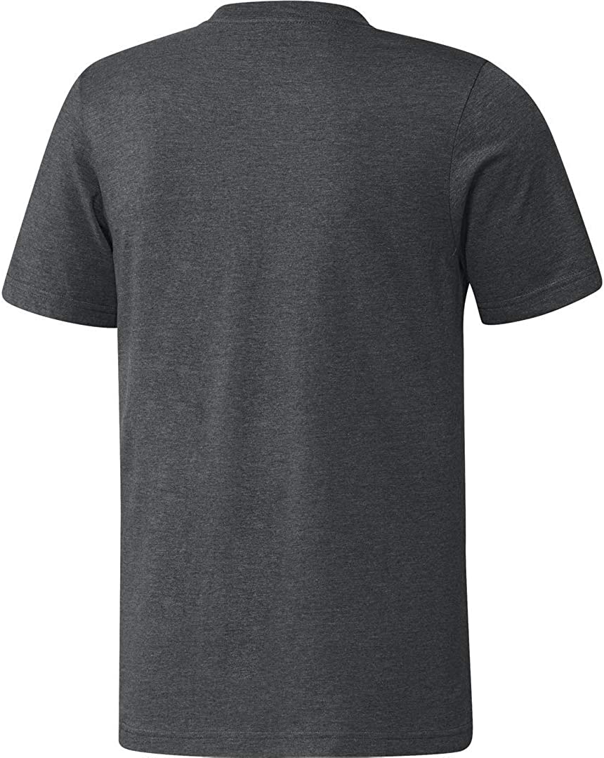 Adidas Men's Basic Bos Tee Sport Shirt T-Shirt Athletic Work Out (Charcoal, S)