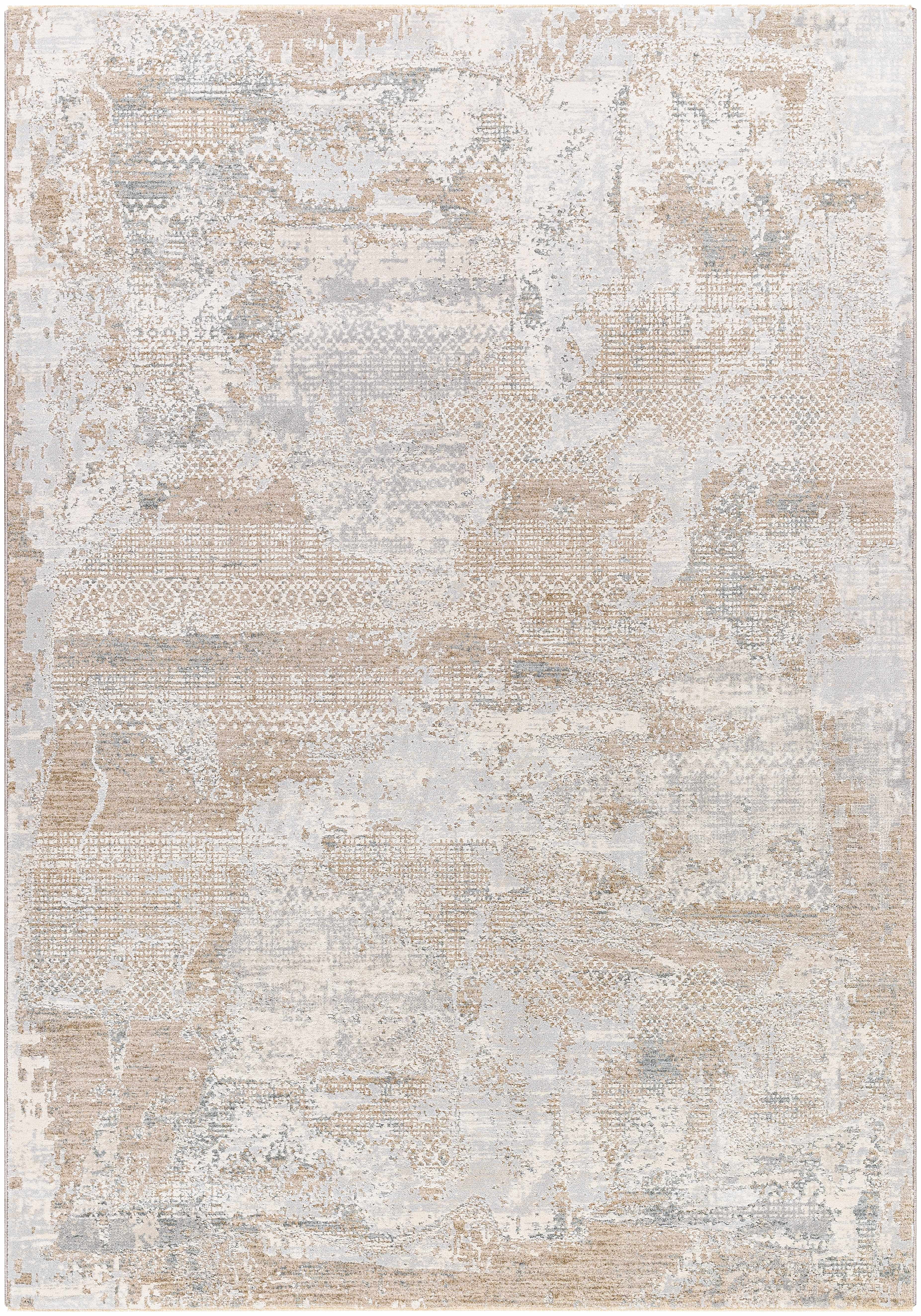 Hauteloom Indah Living Room, Bedroom Area Rug - Gray, Brown - 12' x 15'
