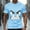 Sky Blue, variant on Summer T Shirts for Man Funny Workout Short Sleeve Graphic Tees Casual Pullover Crew Neck Beach Loose Fit Tops