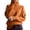 Orange, variant on Pullover Sweaters for Women Long Sleeve Loose Casual Textured Knit Turtleneck Sweater Fall Winter Tops