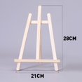 thumbnail image 1 of Mini caballete de madera de escritorio para niños, pequeño caballete plegable para óleo, caballete de mesa, trípode, 1 of 5