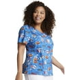 thumbnail image 4 of Dickies EDS Scrubs Top For Women V-Neck DK721, XXS, Super Smile, 4 of 7