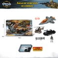 thumbnail image 4 of Juguete Set Militar Completo con Jet, Helicóptero, Lancha y Figura de Soldado Incluida, 4 of 4