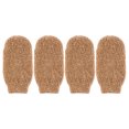 thumbnail image 1 of Khaki Exfoliating Gloves for Bathing Use with Rich Foaming Synthetic Material 4 Pieces, 1 of 8