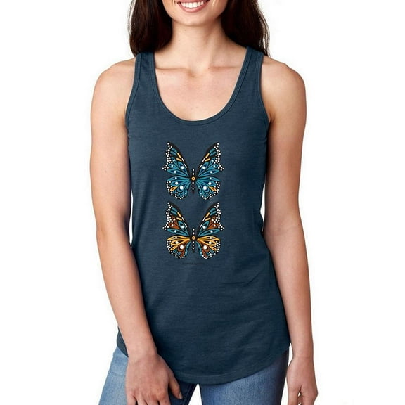 Butterfly Paradise Duo Racerback Tank Women -Image by Shutterstock, Female Small