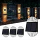 thumbnail image 2 of Solar Deck Post Outdoor Lights, Solar Fence Driveway Lights, Solar Step LED Lights Outdoor Waterproof for Garden 4 Pack, 2 of 5