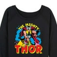thumbnail image 3 of Marvel Thor - The Mighty - Women's French Terry Pullover Sweatshirt, 3 of 5