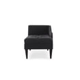 thumbnail image 4 of Harrison Chaise Longue à Accoudoirs Roulés Capitonnés Noir Jais, 4 of 10
