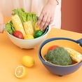 thumbnail image 3 of Cesta de drenaje multifuncional Matsuzay Utensilio de cocina duradero y de alta capacidad azul, 3 of 6