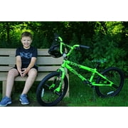 Kent 20 Chaos BMX Bicycle, Fits Riders 42 - 5, Green, Child, Unisex