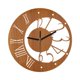thumbnail image 3 of Reloj de pared silencioso, decorativo, fácil de leer, para decoración del hogar, reloj colgante para baño madera, 3 of 9