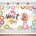 thumbnail image 1 of Telón de fondo de cumpleaños Dicodes Custom Sweet 1 Donut 1st Birthday, 1 of 7