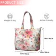 thumbnail image 4 of Pioneer Flower Floral Print Pattern Travel Tote Bags for Women Carry On,Large Weekender Bags for Women Travel,Multi Functional Duffle Bag for Work,Shopping,Sports, 4 of 5