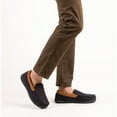thumbnail image 2 of Ravelier Men's Sherpa Lined SILVADUR Memory Foam Moc Slipper, 2 of 5