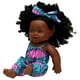thumbnail image 2 of Linda Muñeca Bebé De 30 Cm, Juego De Moda Africana Rizada Para Cumpleaños De Bebés Y Niños, 2 of 8