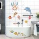 thumbnail image 1 of Un conjunto de pegatinas de pared de animales marinos pegatinas de pared decoración de pared TUNC Sencillez, 1 of 5