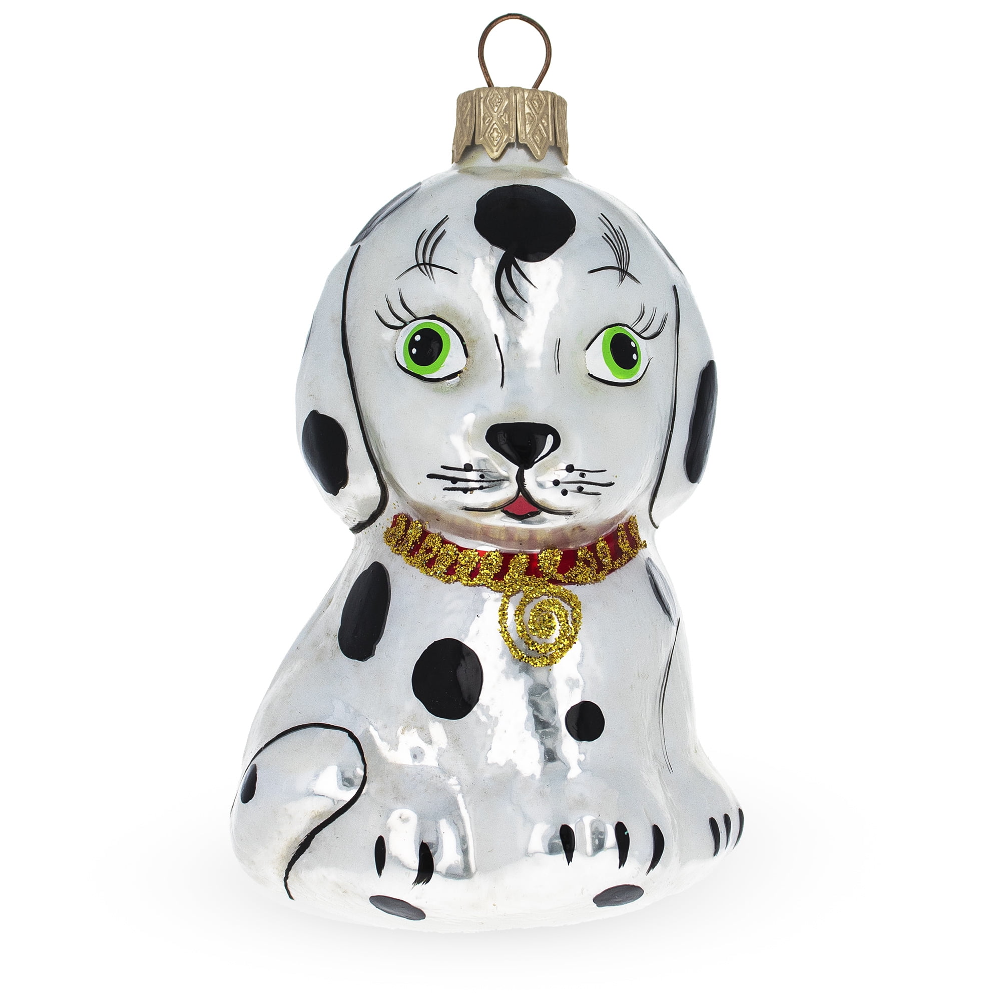 BestPysanky Dalmatian Puppy Dog Glass Christmas Ornament  Walmart.com