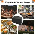 thumbnail image 5 of Costway 1 PCS 49 Qt Insulated Food Pan Carrier with Built-in Handles for Camping Catering Buffet Black, 5 of 10