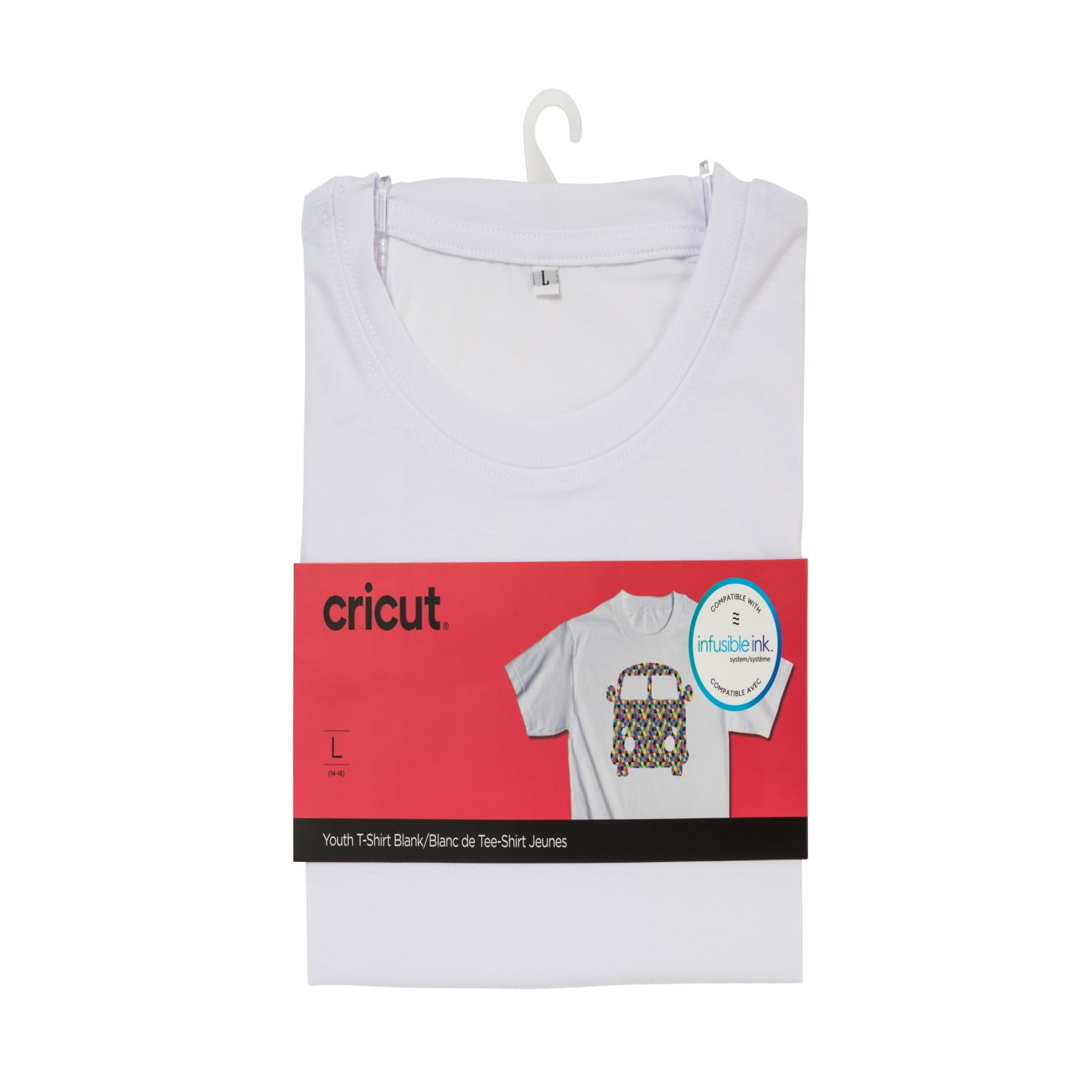 Cricut® Youth's TShirt Blank, Crew Neck, L