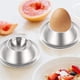 thumbnail image 4 of Juego de 4 Portavasos para Huevos, de Acero Inoxidable, para Huevos, Platos, Vajilla, para Huevos Duros Y Blandos, Exhibición de Cocina, 4 of 5