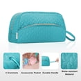 thumbnail image 4 of Bolsa organizadora KarSyon para hilo de ganchillo, 30 x 18 x 20 cm, color verde azulado, 4 of 7