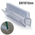 thumbnail image 4 of 2Pcs 50cm Replacement Seal Shower Shower Door Seal 12mm Water Deflector, 4 of 5