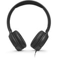 thumbnail image 1 of Refurbished JBL JBLT500BLKAM T500 On-Ear Headphone in-Ear Headphone with One-Button Remote/Mic, 1 of 1