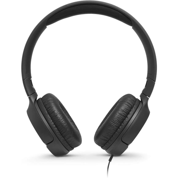 Refurbished JBL JBLT500BLKAM T500 On-Ear Headphone in-Ear Headphone with One-Button Remote/Mic