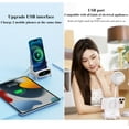 thumbnail image 3 of Mini Chair Wireless Fast Charger Multifunctional Phone Holder,3 in 1 Multifunctional Wireless Fast Charging Station Sound Amplifier Phone Holder Stand Desktop Decoration (Pink), 3 of 8