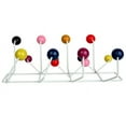 thumbnail image 2 of Classic Hang It All Coat Rack, Mid Century Modern Wall Mounted Coat Hooks With Painted Solid Wooden Walnut Balls Wood Color Coat Hanger (multicolor)_Special Gift, 2 of 5