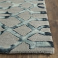 thumbnail image 3 of Safavieh Dip Dye Anglia Distressed Wool Area Rug, Gray/Charcoal, 5' x 8', 3 of 7