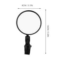 thumbnail image 2 of Cleaning Brush Mirror Bike Rearview Mirror For Handlebars Rear View Mirror For Bicycle Cycling Mirror Bike Accessories For Adult Bikes Electric Scooter Mirrors Mountain Bike Rearview Mirror, 2 of 8
