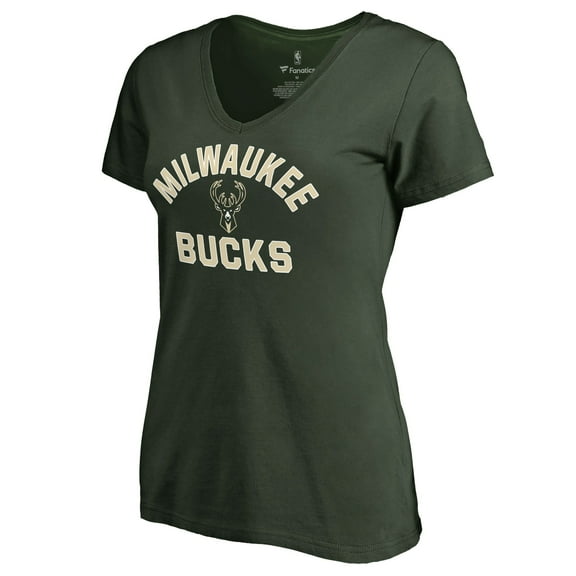 Women's Green Milwaukee Bucks Overtime T-Shirt