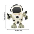 thumbnail image 3 of Toys Games Kids,Christmas Decorations,Baby Toys Clearance,Novelty Gag Toys, Dancing Robot Intelligent 360 Degree Rotation Multi-function Children's Toys with Lights and Music Doll Gifts, 3 of 9