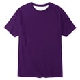 thumbnail image 7 of Zylarhe Mens Tshirt, Custom Photo T Shirt Summer Short Sleeve Tee For Picture Printing Idea Cool Comfortable Casual Wear Dark Purple XL, 7 of 7