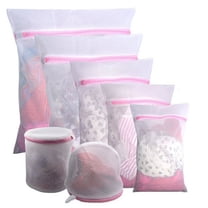 Ferencaa 7pcs Mesh Laundry Bags Reusable Durable Washing Machine Bag for Clothes Bra