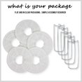 thumbnail image 4 of Paquete de 5 luces decorativas blancas Paper Lanterns TopAAA de 12 pulgadas, 4 of 7