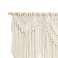 thumbnail image 4 of Boho Macrame Tapiz para colgar en la pared Borla Decoración Artesanía hecha a mano Decoración de la pared Decoración de arte de punto para el hogar Estilo B perfecl tapiz de macramé, 4 of 4