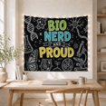 thumbnail image 5 of Biology Pride Quote on Black Chalkboard, Playful Illustration for Biology Fans, Science Classroom Decor, Graduation Gift, Tapestry Wall Hanging for Bedroom and Study Room, 5 of 7