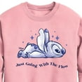 thumbnail image 2 of Disney - Lilo & Stitch - Go With The Flow - Toddler & Youth Crewneck Fleece Sweatshirt, 2 of 4