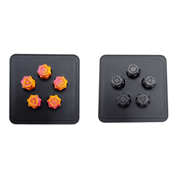 Juego Tradicional Gonggi Jack Stone Pebbles para Juegos Familiares () Rojo
