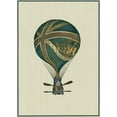 thumbnail image 2 of Vision Studio 24x32 White Modern Wood Framed Museum Art Print Titled - Vintage Ballooning IV, 2 of 4