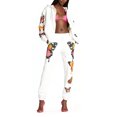 thumbnail image 4 of SUNSIOM Exercising Clothes Suit, Loose Fit Long Sleeve Top + Long Trousers, 4 of 6