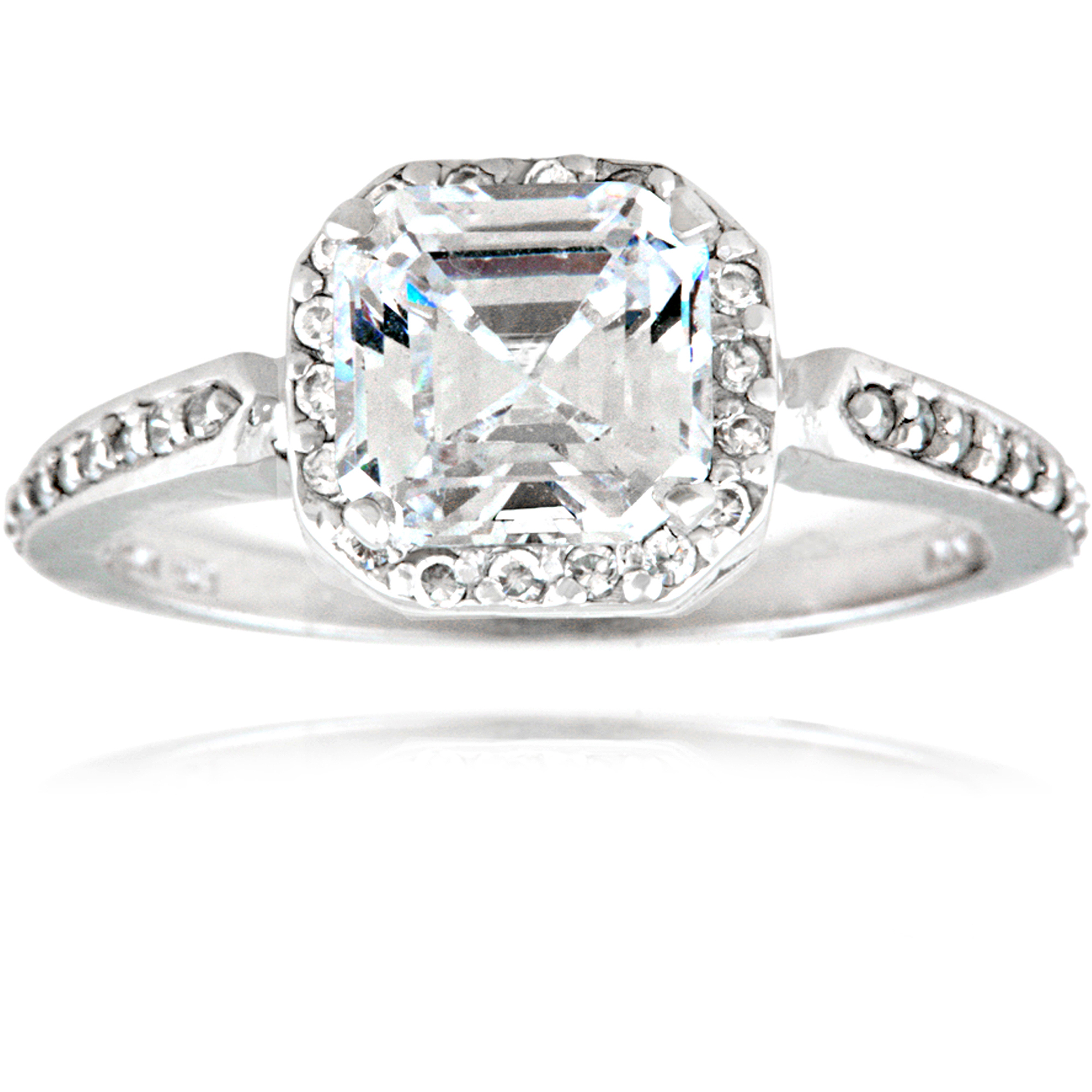 Zirconia Ice Sterling Silver Swarovski Z