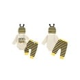 thumbnail image 2 of BemeyourBBs Newborn Baby Bee Outfit New to the Hive Letter Long Sleeve Romper Striped Pants and Antenna Hat Spring Fall Clothes, 2 of 9